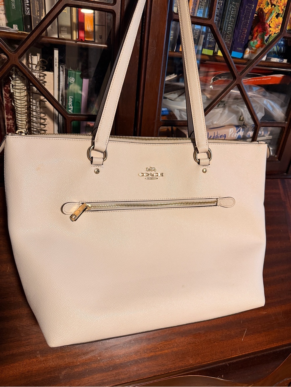 Coach Crossgrain Leather Gallery Tote